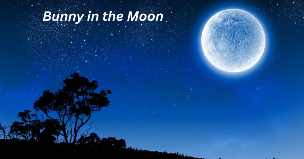 bunny in the moon